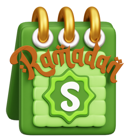 Calendario de Ramadán  3D Icon