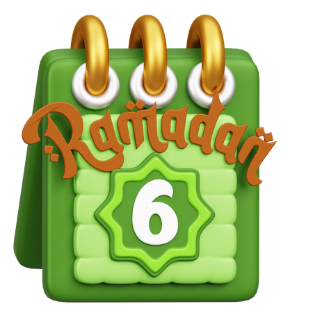 Calendario de Ramadán  3D Icon