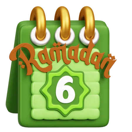 Calendario de Ramadán  3D Icon