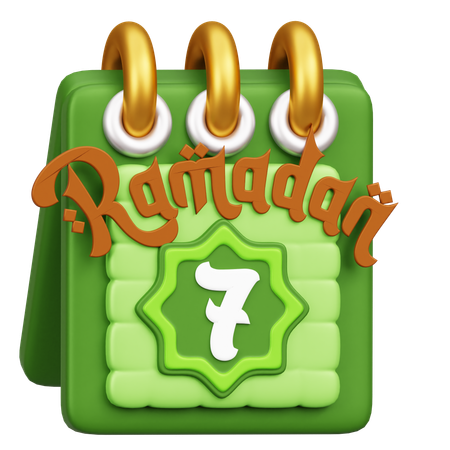 Calendario de Ramadán  3D Icon