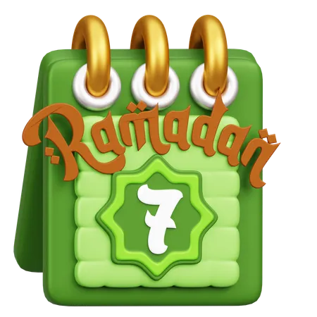 Calendario de Ramadán  3D Icon