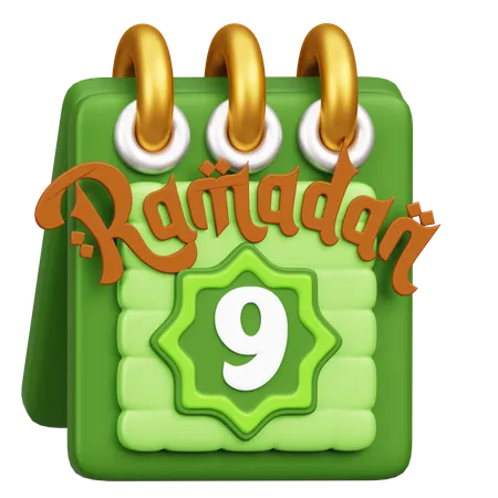 Calendario de Ramadán  3D Icon