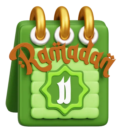 Calendario de Ramadán  3D Icon