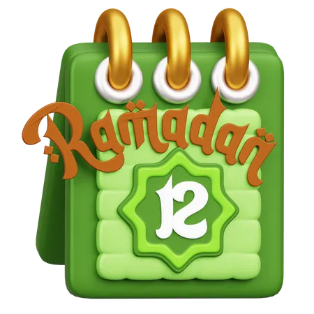 Calendario de Ramadán  3D Icon