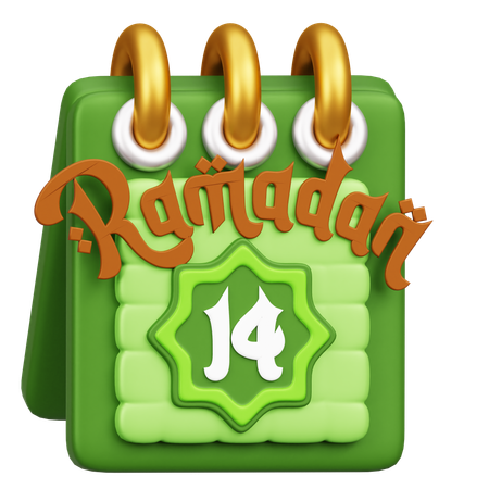 Calendario de Ramadán  3D Icon