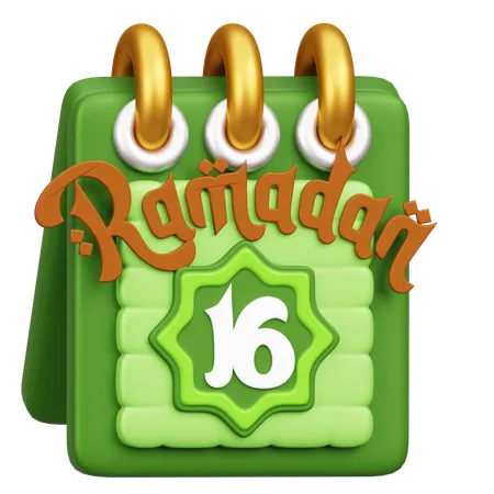 Calendario de Ramadán  3D Icon