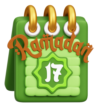 Calendario de Ramadán  3D Icon