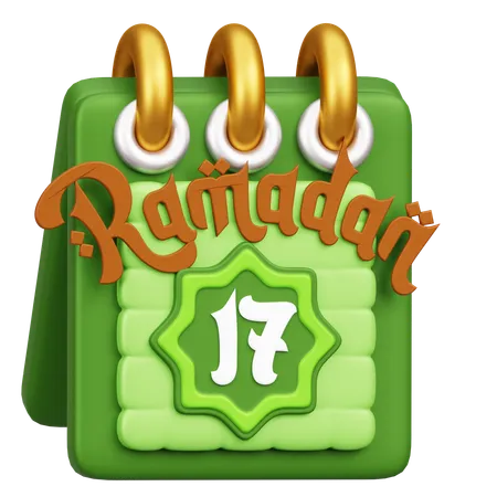 Calendario de Ramadán  3D Icon