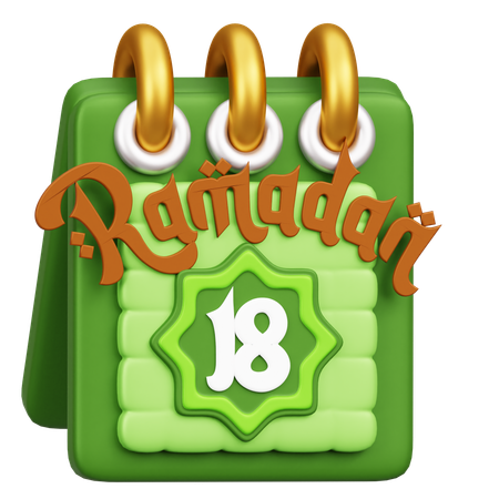 Calendario de Ramadán  3D Icon