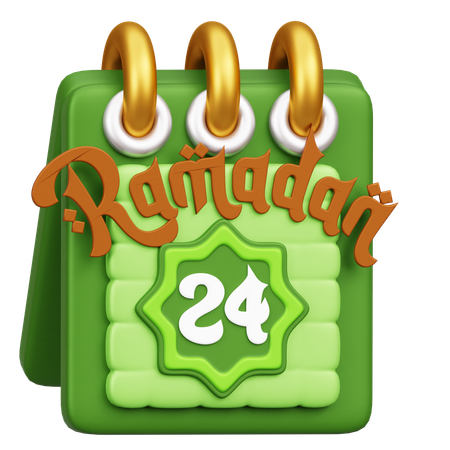 Calendario de Ramadán  3D Icon