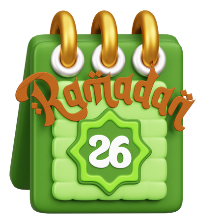 Calendario de Ramadán  3D Icon