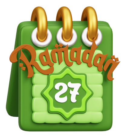 Calendario de Ramadán  3D Icon