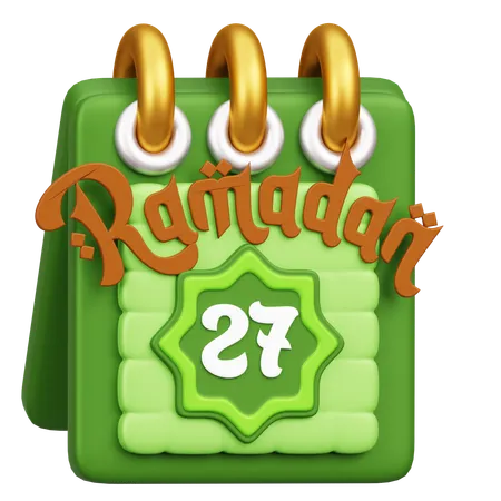 Calendario de Ramadán  3D Icon