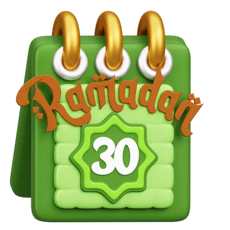 Calendario de Ramadán  3D Icon