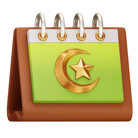 Calendario de Ramadán  3D Icon