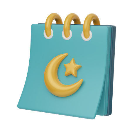 Calendario de Ramadán  3D Icon