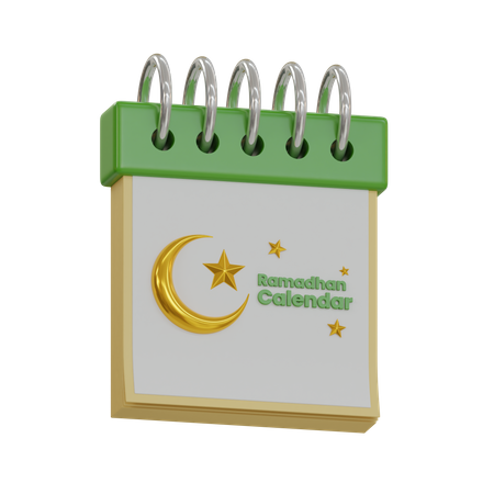 Calendario de Ramadán  3D Icon