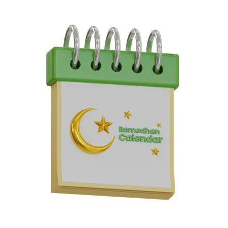 Calendario de Ramadán  3D Icon