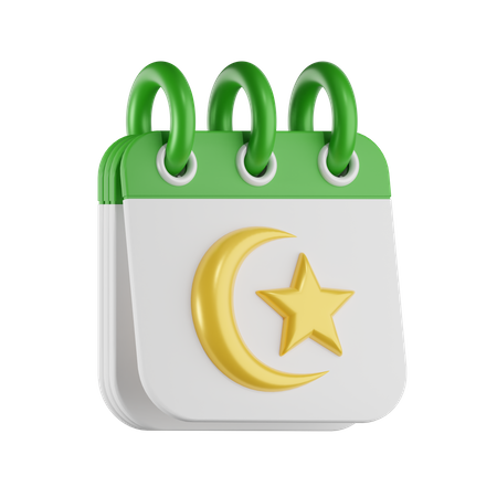 Calendario de Ramadán  3D Icon