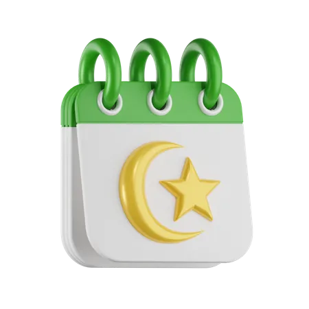 Calendario de Ramadán  3D Icon