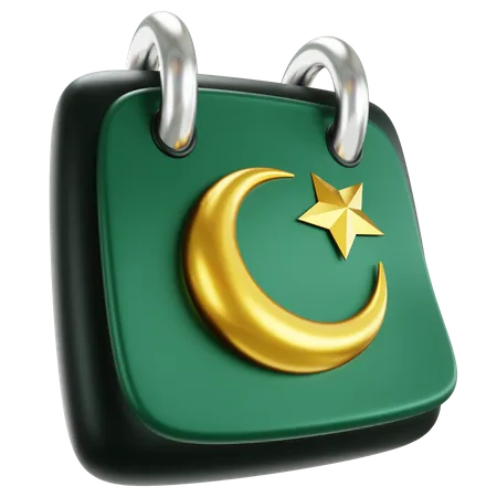 Calendario de Ramadán  3D Icon