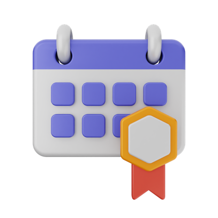 Calendário de recompensas  3D Icon