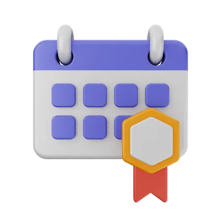 Calendário de recompensas  3D Icon