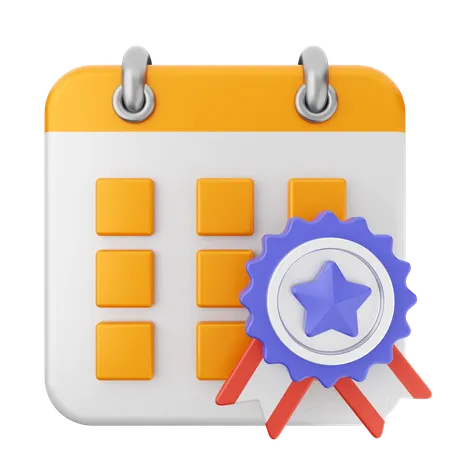 Calendário de recompensas  3D Icon