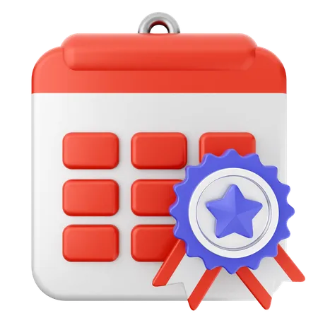 Calendário de recompensas  3D Icon