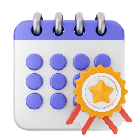 Calendário de recompensas  3D Icon