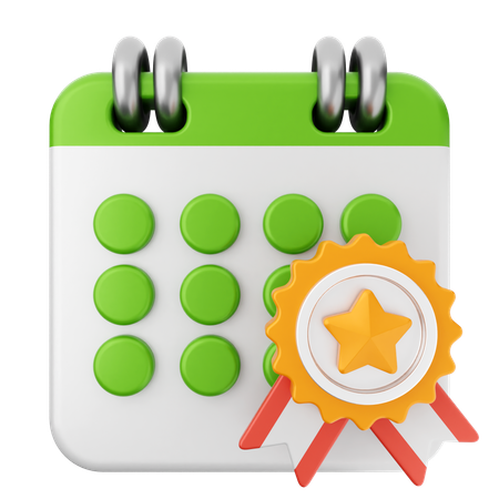 Calendário de recompensas  3D Icon