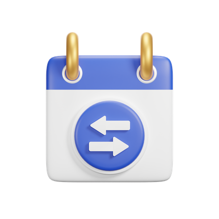 Calendario de transferencia  3D Icon