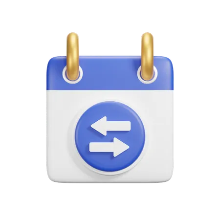 Calendario de transferencia  3D Icon