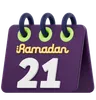 Vigésimo primer día del calendario de Ramadán Celebración del Ramadán