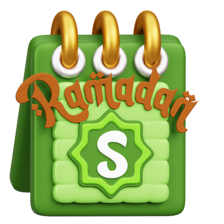 Calendário do Ramadã  3D Icon