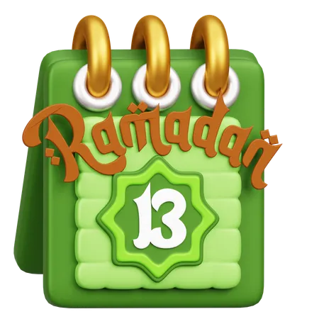 Calendário do Ramadã  3D Icon