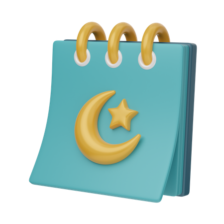 Calendário do Ramadã  3D Icon