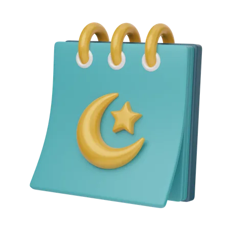 Calendário do Ramadã  3D Icon