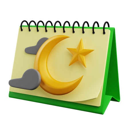 Calendário do Ramadã  3D Icon