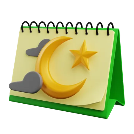 Calendário do Ramadã  3D Icon