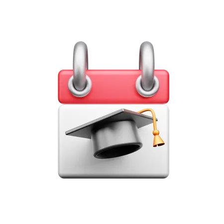 Calendario educativo  3D Icon