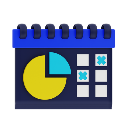 Calendario de negocios  3D Icon