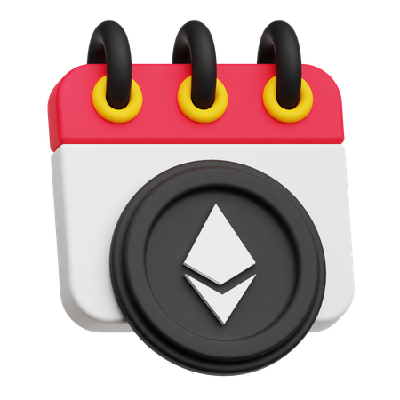 Calendario etéreo  3D Icon