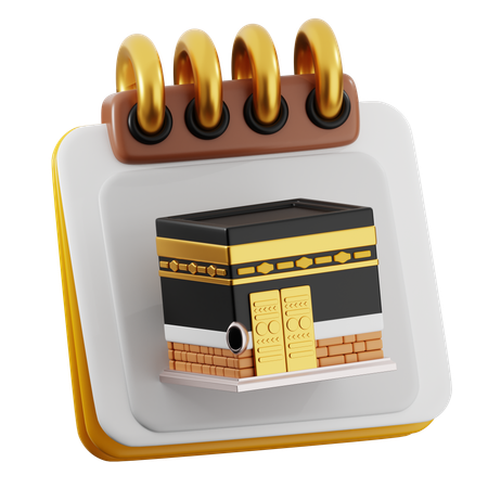 Calendario del hajj  3D Icon