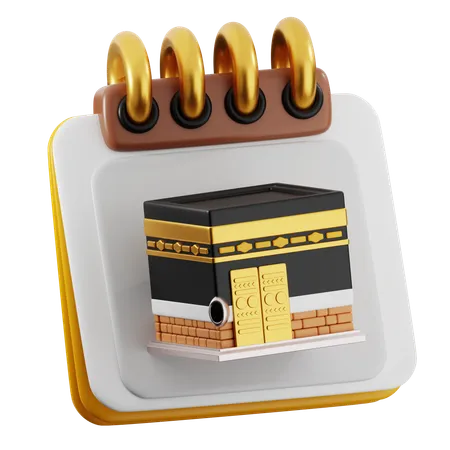 Calendario del hajj  3D Icon