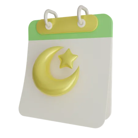 Calendário Islâmico  3D Icon