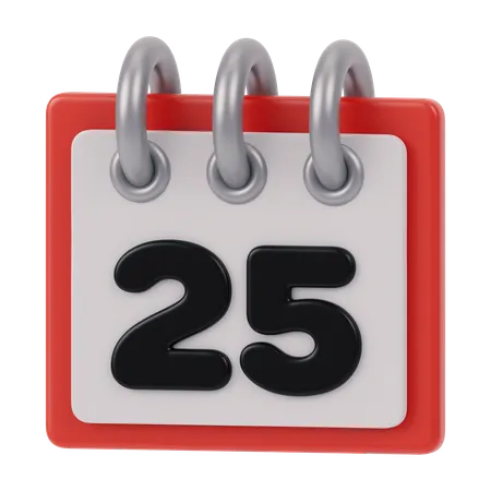 Calendario de Navidad  3D Icon