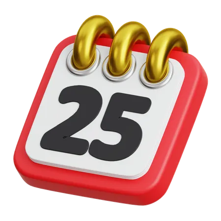 Calendario de Navidad  3D Icon