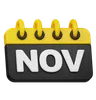 Calendario de noviembre