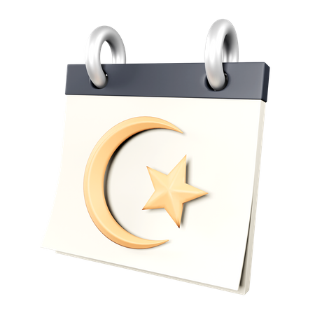 Calendário do Ramadã  3D Icon